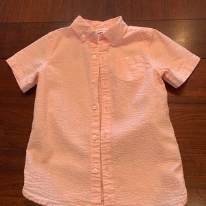 Light orange button down